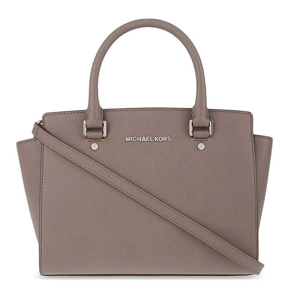 Limited Edition Michael Kora Taupe Selma Satchel